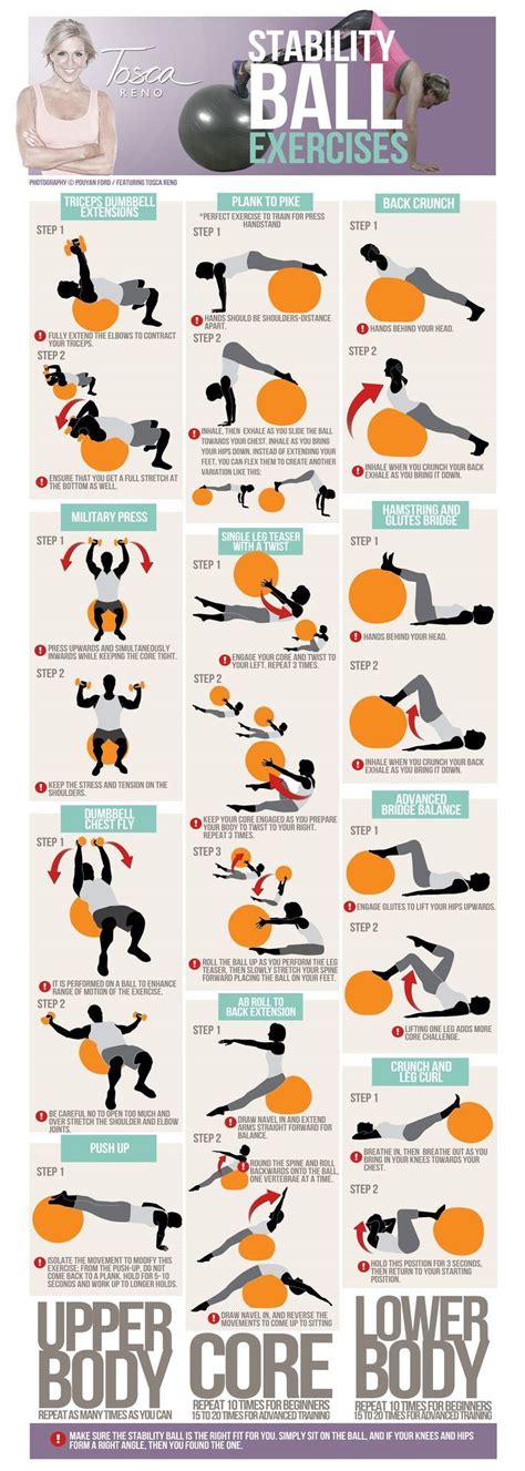 Stability Ball Exercises Beginners