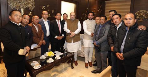 Conrad Sangma Led Mda Delegations Meeting With Amit Shah Postponed