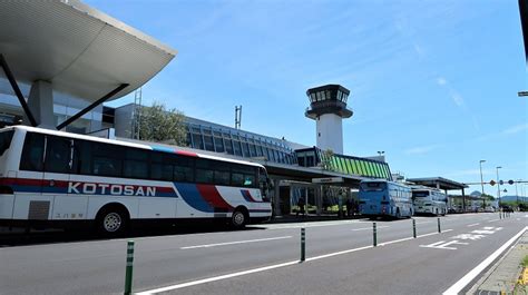 高松空港の貸切バス乗り場【バス観光マガジン】