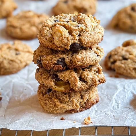 Salted Chocolate Chip Walnut Cookies - Jackfruitful Kitchen