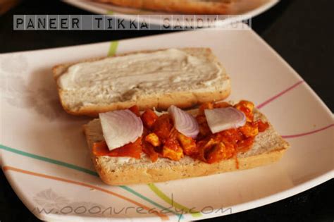 Paneer Tikka Sandwich