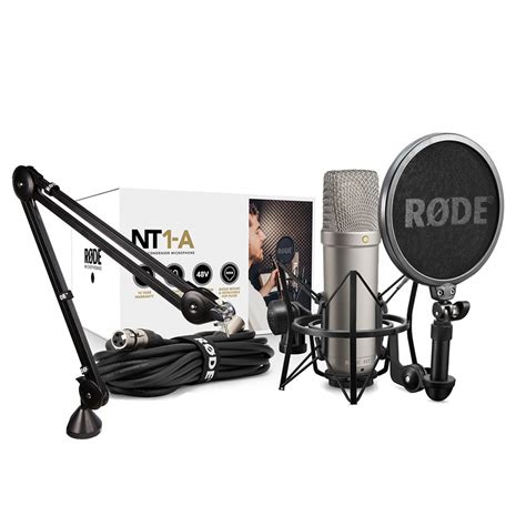 Rode NT1-A Vocal Recording Pack With Rode PSA1 Studio Arm at Gear4music