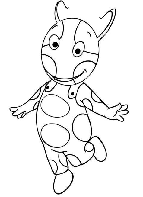 Dibujos De Uniqua De Los Backyardigans Para Colorear Para Colorear