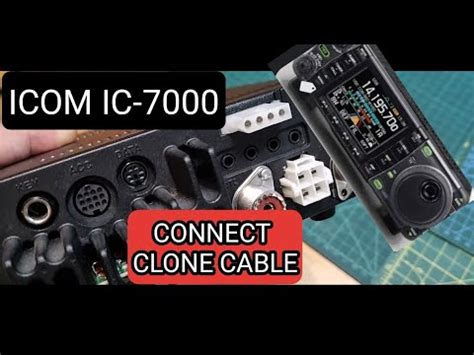 ICOM IC 7000 Where Do I Plug In Programming Cable YouTube