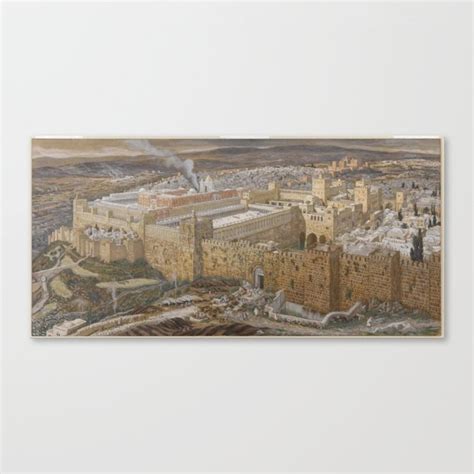 James Tissot - Reconstruction of Jerusalem and the Temple of Herod ...