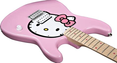 Squier Hello Kitty Stratocaster Electric Guitar Zzounds