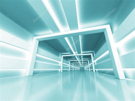 Abstract Futuristic Light Architecture Background Stock Photo by ...