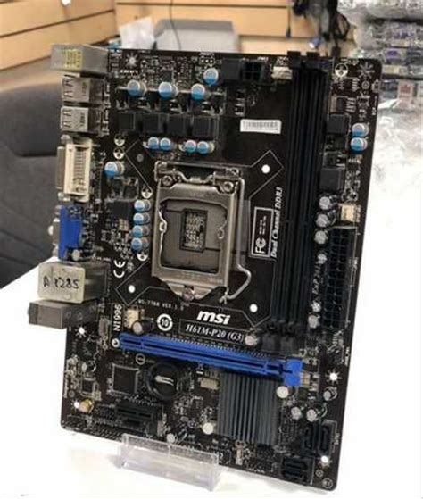Материнская плата MSI H61M-P20 (G3) LGA1155 | Festima.Ru - Мониторинг ...
