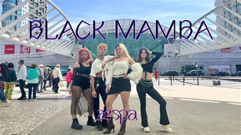 Kpop In Public Aespa Black Mamba Dance Cover By Moonlight