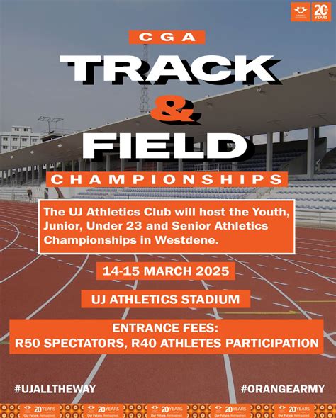 UJ SPORT | 𝐂𝐆𝐀 𝐓𝐫𝐚𝐜𝐤 & 𝐅𝐢𝐞𝐥𝐝 𝐂𝐡𝐚𝐦𝐩𝐢𝐨𝐧𝐬𝐡𝐢𝐩𝐬 𝐚𝐭 𝐔𝐉 𝐀𝐭𝐡𝐥𝐞𝐭𝐢𝐜𝐬 𝐒𝐭𝐚𝐝𝐢𝐮𝐦