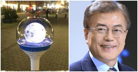 President Moon Jae In Has His Own Lightstick Now And Everyone Is