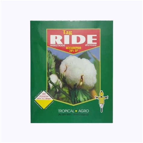 Buy Tropical Agro Tag Ride Acetamiprid 20 SP Insecticide Online At The