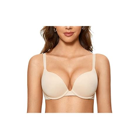 Dobreva Donna Reggiseno Push Up Con Ferretto Imbottito Plunge Tazza