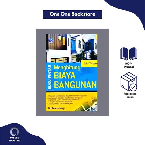 Jual Buku Pintar Menghitung Biaya Bangunan Edisi Terbaru Shopee