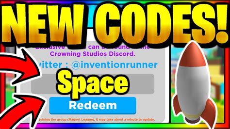 All New Op Working Codes Space Event Update Roblox Magnet