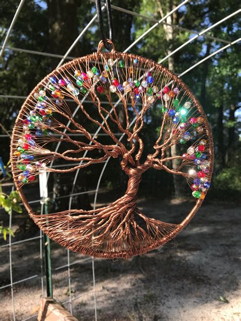 8 Inch Handmade Copper Wire Tree Of Life One Of A Etsy