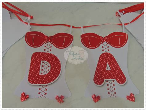 Varal Corselete para Chá de Lingerie Elo Produtos Especiais