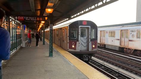 Mta Nyc 4 Trains At 161st Yankee Stadium R142a And R142 Youtube