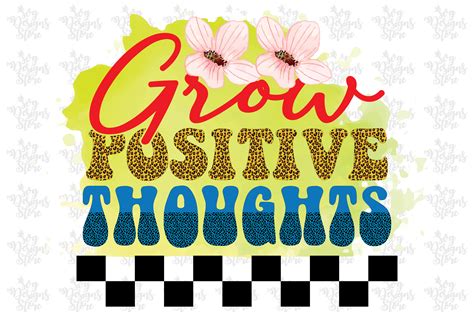 Grow Positive Thoughts Mental Health Graphic By Svgdesignsstore