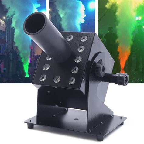 ZhdnBhnos 12 3W LED RGB CO2 Jet Gun Cannon Single Tube Air Column Smoke