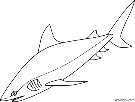 8 free printable Mako Shark coloring pages in vector format, easy to print from any device and ...