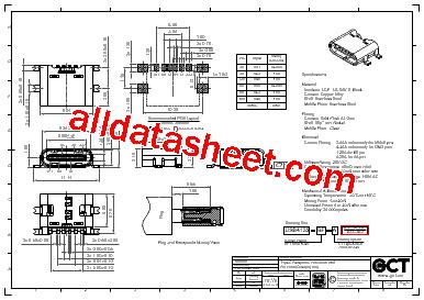 Usb Datasheet Pdf Global Connector Technology