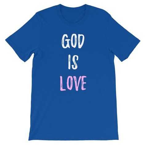 God Is Love T Shirt Christian Shirts 9 Colors Religious Etsy