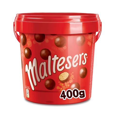 Maltesers Chocolate Bucket 400g Irresistibly Delicious Malt Chocolate