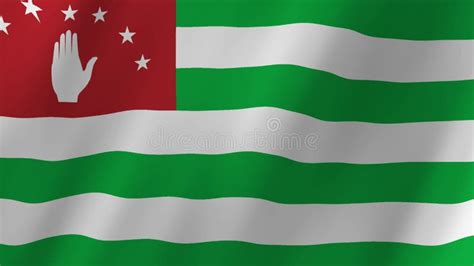 Abkhazia Flag Waving Animation Stock Footage Video Of Patriotism