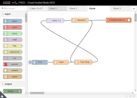 Learning Node Red A Game Using Node Red And Freeboard