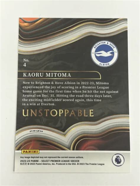 Kaoru Mitoma Panini Select Premier League Unaufhaltsam Rookie