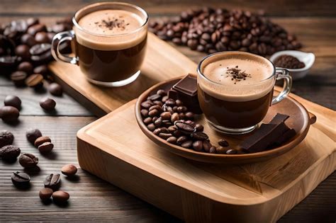 Premium AI Image Hot Chocolate Coffee