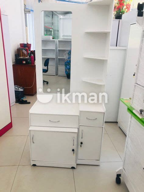 Modern White MDF L Dressing Table Kottawa Ikman