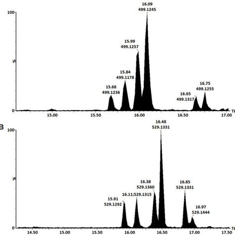 Representative UHPLC QTOF MS Base Peak Intensity BPI Chromatograms