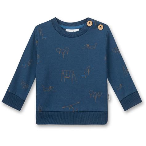 Sanetta Pure - Baby Sweatshirt steinblau