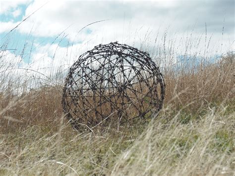 Barbed Wire Ornamental Garden Balls - Van Horen