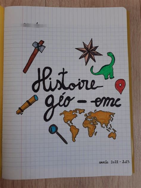 Page De Garde Cahier Histoire Geographie Nouvelles Histoire Hot Sex