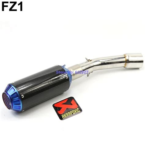 Motorcycle For Yamaha Fz1 Fz1n Fz1000 Slip On Exhaust Pipe System