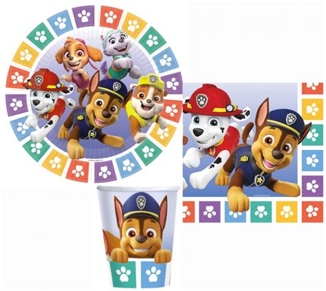 Paw Patrol Color Paws party set, 32 pcs - Javoli Disney Online Store