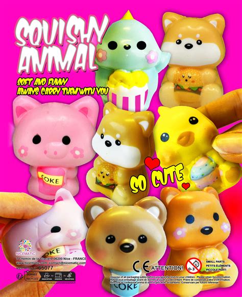 SQUISHY ANIMAL 50 mm - NICEMATIC