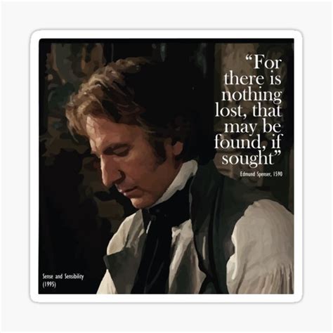 Colonel Brandon Alan Rickman Sense And Sensibility 1995 Sticker