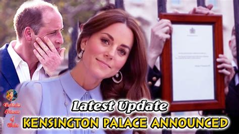 Kensington Palace Finally Breaks Silence With Latest Update About