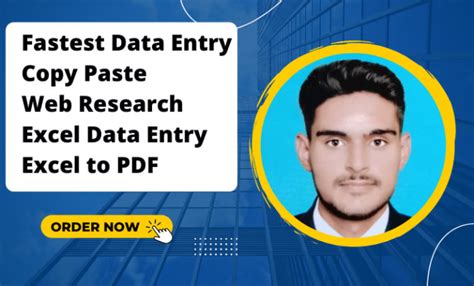 Do Fastest Data Entry Copy Paste Excel Data Entry Web Research By