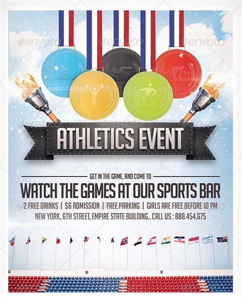 Sports Event Flyer Template Free Printable Templates