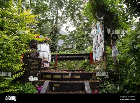 Marc Bolans Rock Shrine A Memorial On The Site He Died In A Car