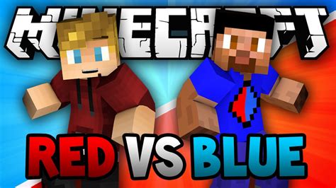 Minecraft Red Vs Blue Parkour Minecraft 1 8 Colour Rush Parkour W