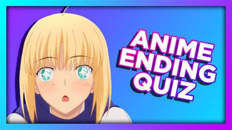 ANIME ENDING QUIZ 60 Endings VERY EASY OTAKU YouTube