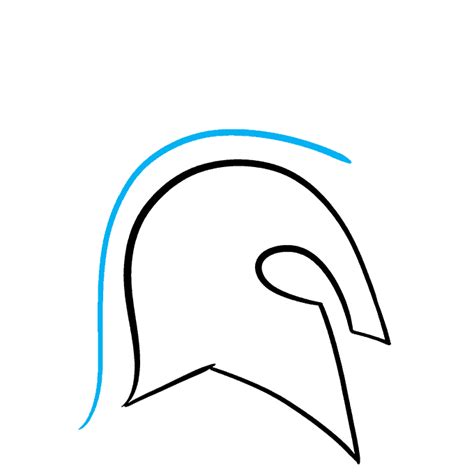 Spartan Helmet Drawing Front View