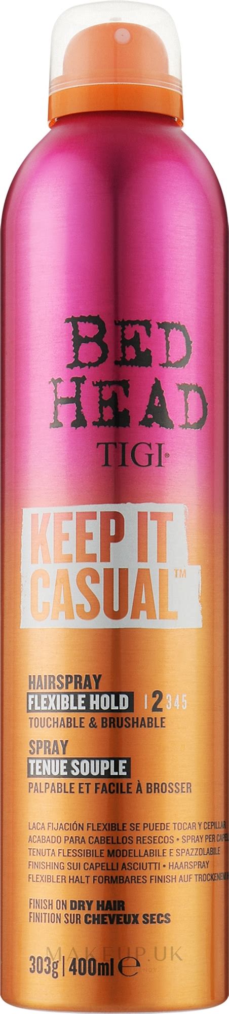 Tigi Bed Head Keep It Casual Hairspray Flexible Hold Hair Spray