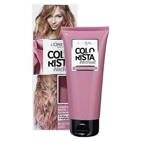 L OREAL PARIS COLORISTA Coloration Temporaire Washout 1 Semaine Rose